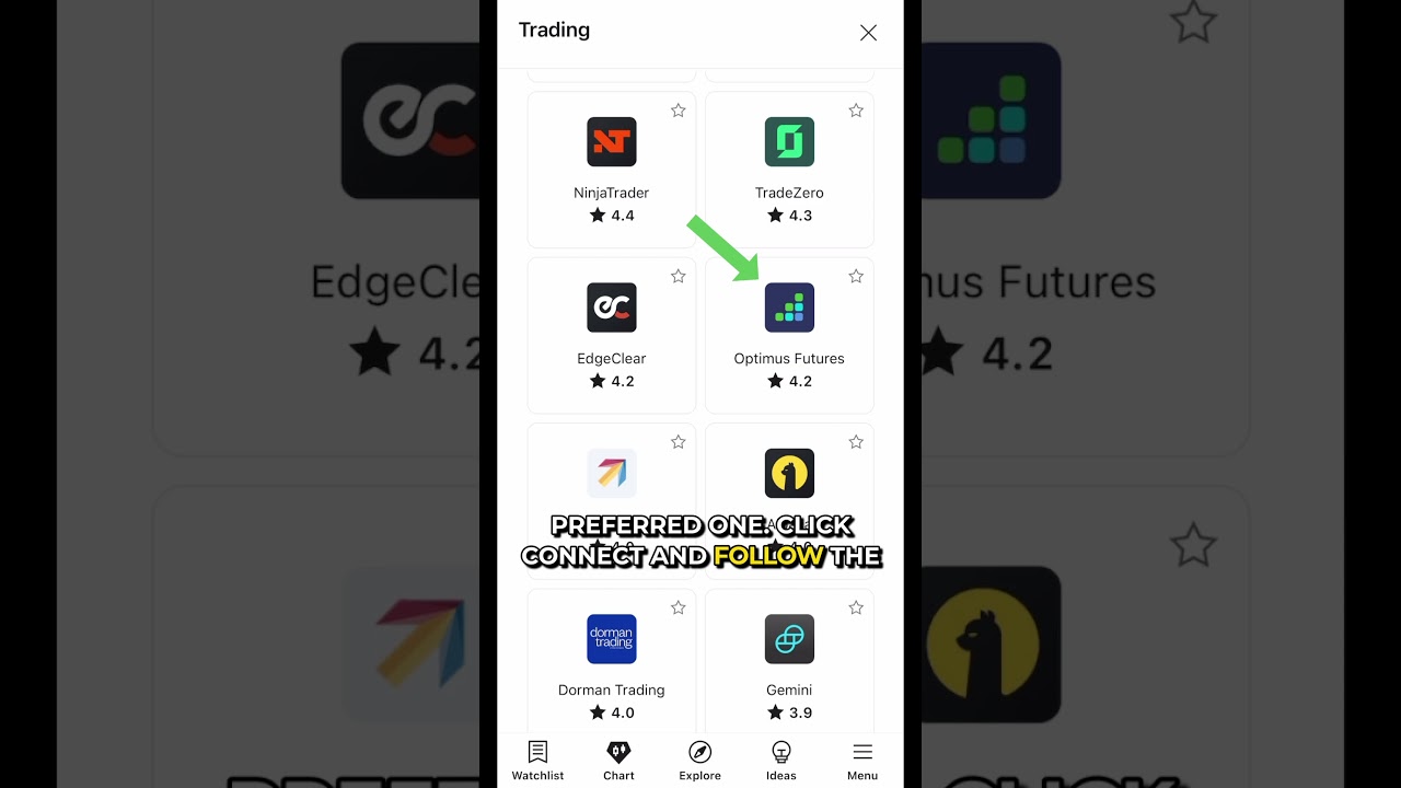 How to Connect to a Broker in TradingView Mobile #tradingview #mobiletrading #trading