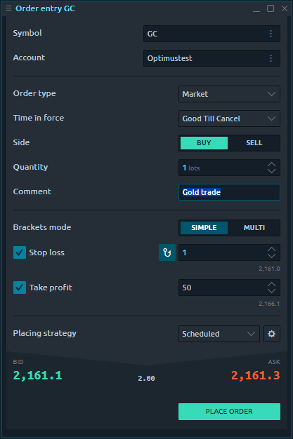 Order Entry